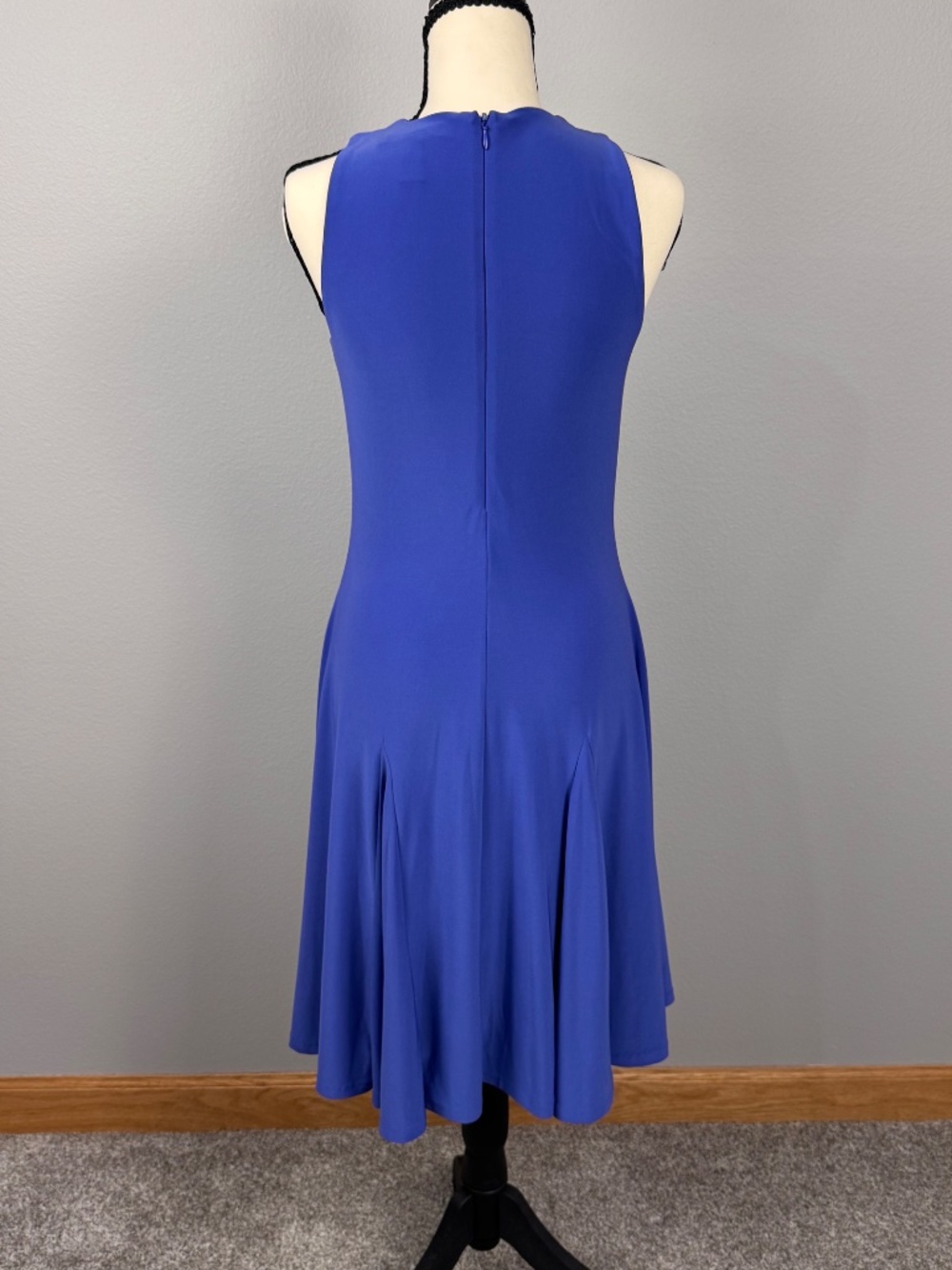 Lauren Ralph Lauren Purple Sleeveless Pleated A-Line Dress - Size Small - Picture 2 of 10